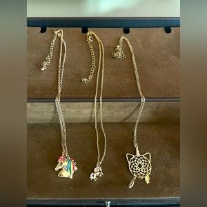 Girls Set of Three Necklaces